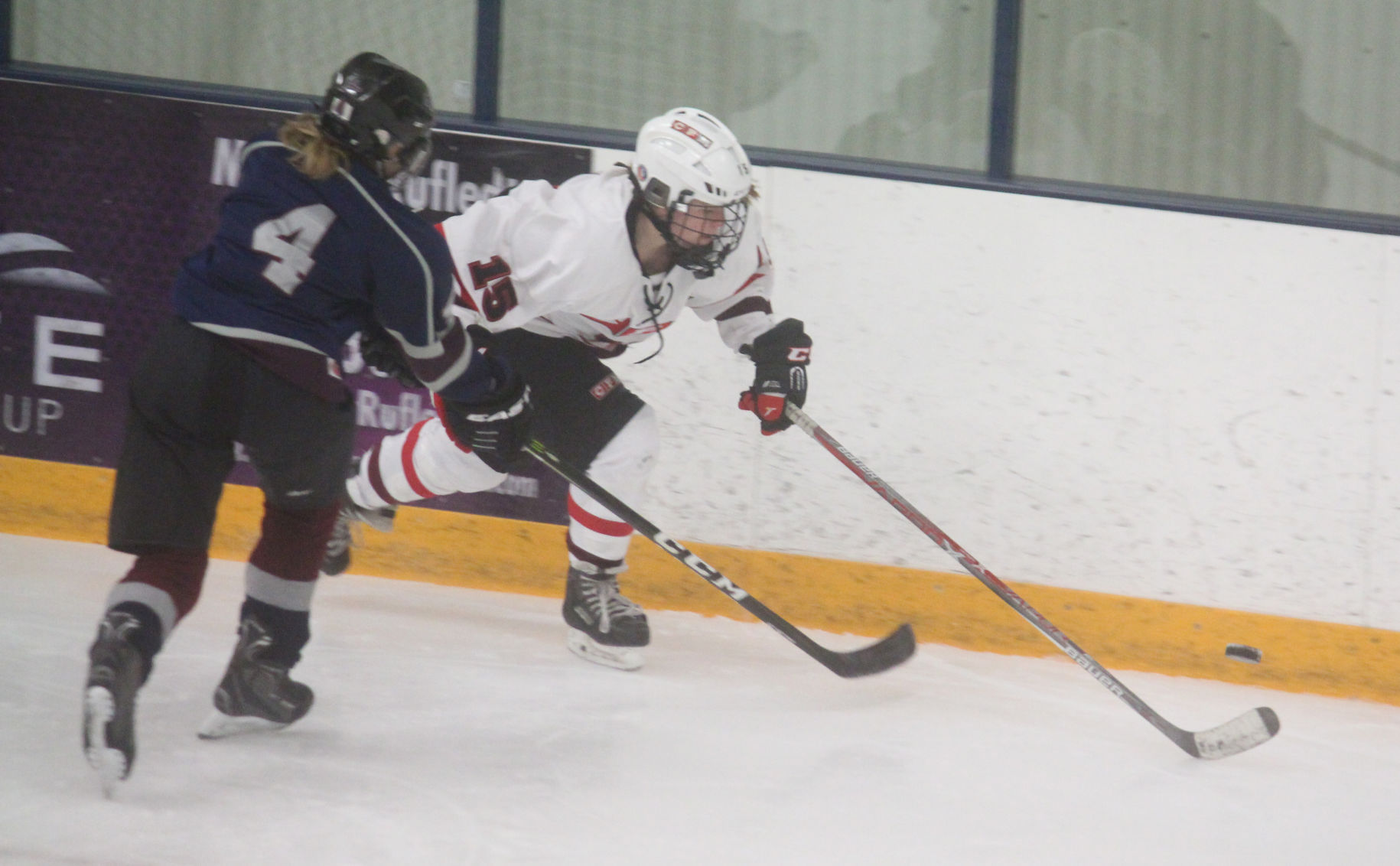 Chi-Hi/Menomonie girls hockey vs Appleton United at Eau Claire 12-28-17